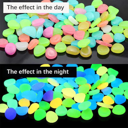 Multicolor Glowing Pebbles